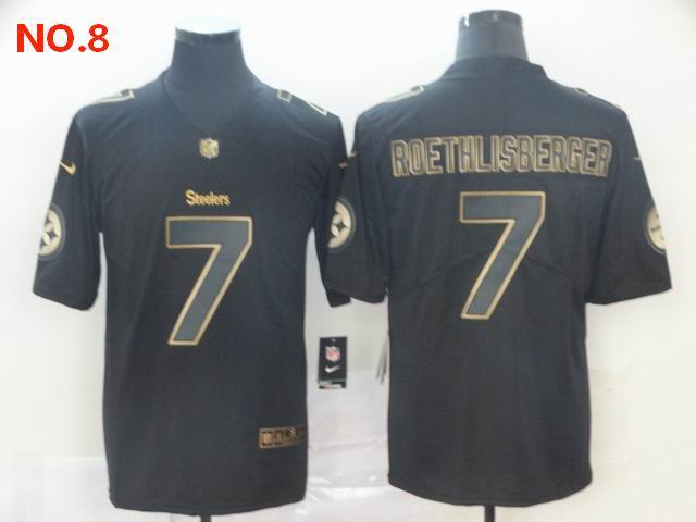 Men's Pittsburgh Steelers #7 Ben Roethlisberger Jersey NO.8;
